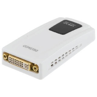 DELTACO adaptér z USB 3.0 na DVI/HDMI/VGA USB3-DVI DELTACO adaptér z USB 3.0 na DVI/HDMI/VGA USB3-DVI