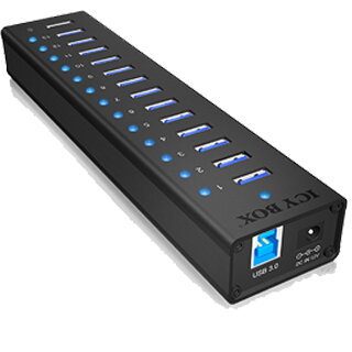 RAIDSONIC ICY BOX - USB 3.0 Hub, 13 port