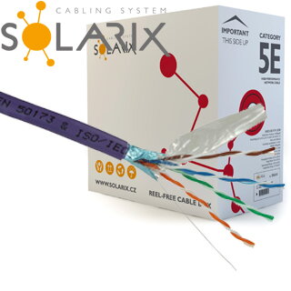 SOLARIX kábel FTP LSOH CAT5E 305m/balenie SOLARIX kábel FTP LSOH CAT5E 305m/balenie