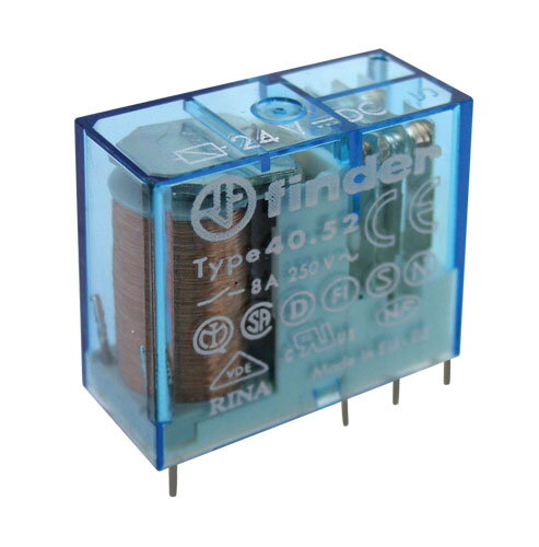 Relé 24V 8A/250VAC 2x přep. RELEF4052-24 Relé 24V 8A/250VAC 2x přep. RELEF4052-24
