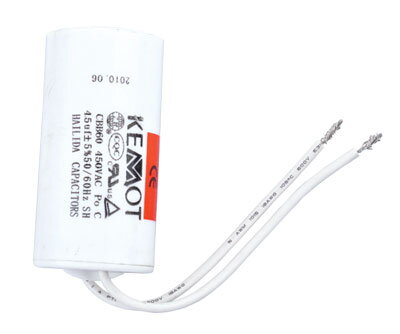 Kondenzátor rozběhový motorový 4.5uF 450V Kondenzátor rozběhový motorový 4.5uF 450V
