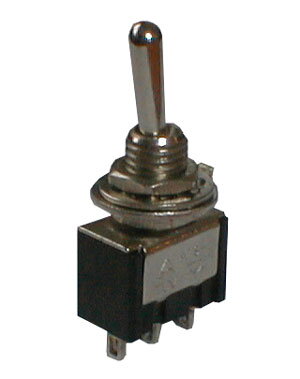 Přepínač páčkový 2pol./3pin ON-ON Přepínač páčkový 2pol./3pin ON-ON