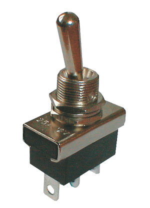 Přepínač páčkový 2pol./3pin ON-ON 12V Přepínač páčkový 2pol./3pin ON-ON 12V