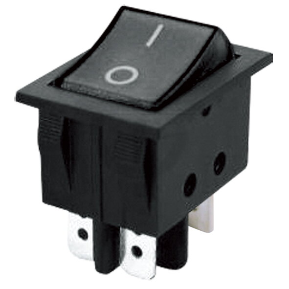 Přepínač kolébkový 2pol./4pin (ON)-OFF 250V/15A Přepínač kolébkový 2pol./4pin (ON)-OFF 250V/15A