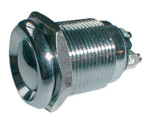 Přepínač tlačítko kul. OFF-(ON) kov-typ3 (12V) Přepínač tlačítko kul. OFF-(ON) kov-typ3 (12V)