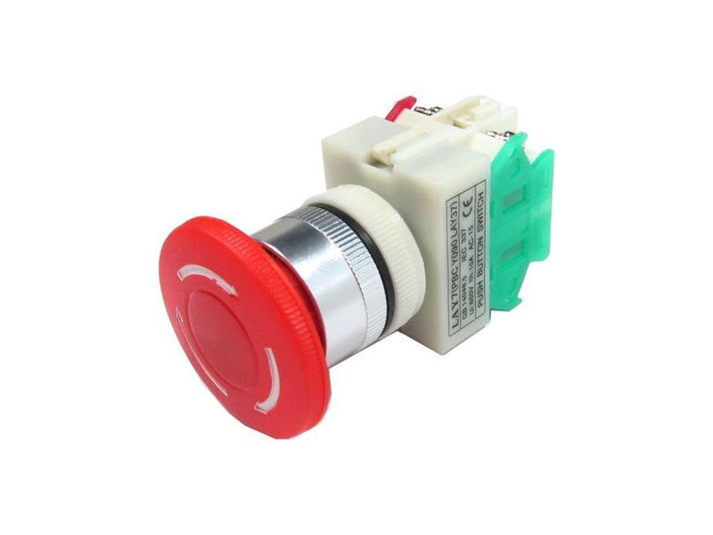 Havarijné tlačidlo červené LAY37 6A 250V OFF-ON/ON-OFF Havarijné tlačidlo červené LAY37 6A 250V OFF-ON/ON-OFF