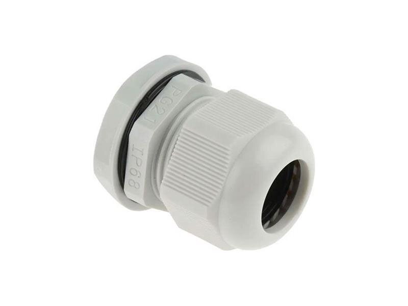 Káblová priechodka PG-21 pre kábel 13-18mm biela Káblová priechodka PG-21 pre kábel 13-18mm biela