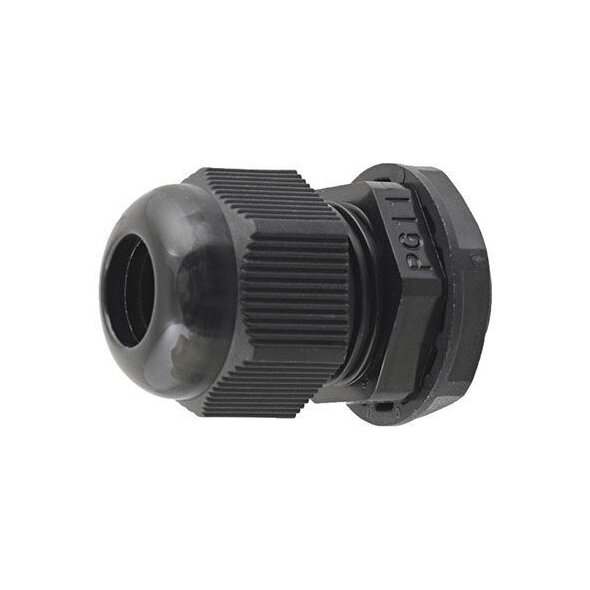 Káblová priechodka PG-11 pre kábel 5-10mm čierna Káblová priechodka PG-11 pre kábel 5-10mm čierna