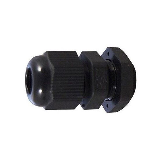 Káblová priechodka PG-7 pre kábel 3-6,5mm čierna Káblová priechodka PG-7 pre kábel 3-6,5mm čierna