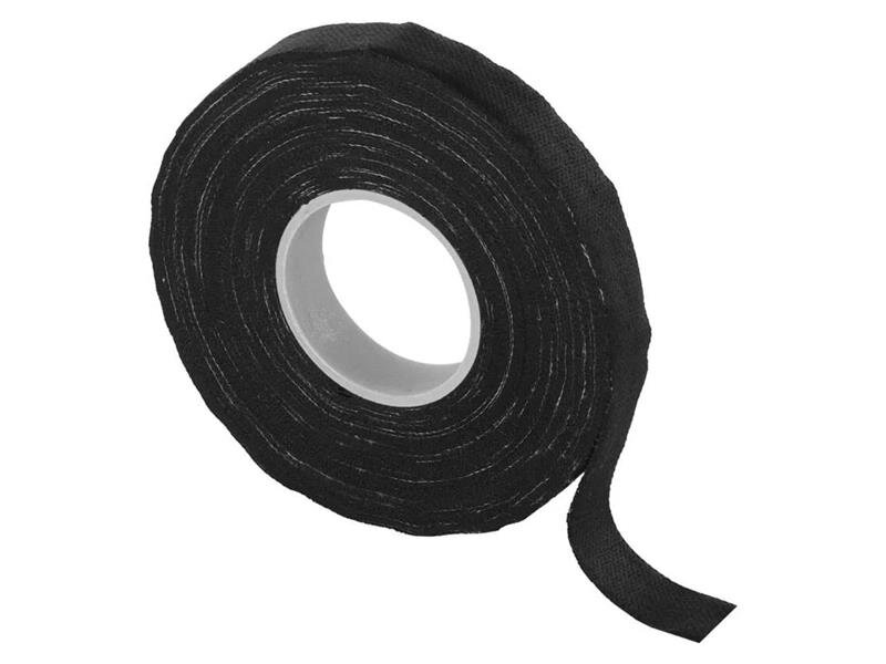 Izolační páska textilní 15mm/15m černá Izolační páska textilní 15mm/15m černá