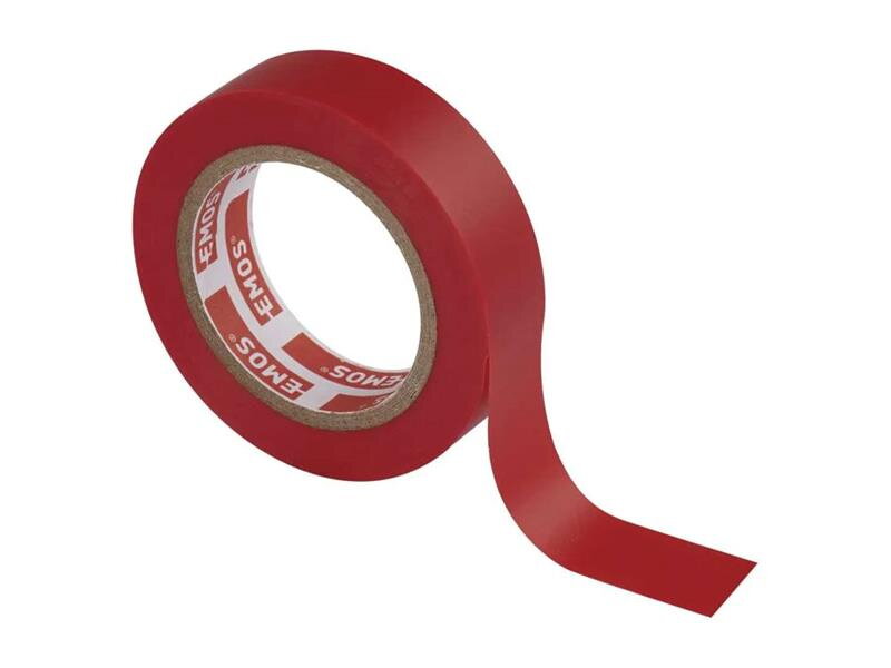 Izolační páska PVC 15/10m červená Izolační páska PVC 15/10m červená