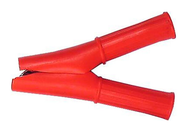 Svorka 50A izolovaná červená 188mm Svorka 50A izolovaná červená 188mm