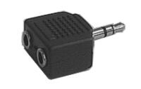 Redukce Jack 3.5 stereo/ 2x3.5 stereo zdířka Redukce Jack 3.5 stereo/ 2x3.5 stereo zdířka