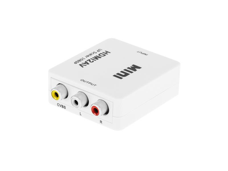 HDMI prevodník 3x RCA výstup - HDMI zásuvka CABLETECH HDMI prevodník 3x RCA výstup - HDMI zásuvka CABLETECH