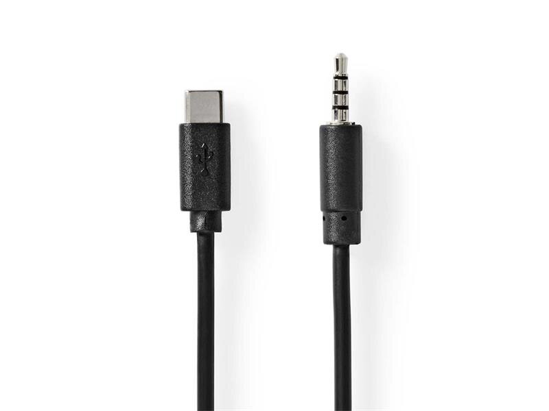 Kábel USB-C - Jack 3,5mm NEDIS CCGB65950BK10 Kábel USB-C - Jack 3,5mm NEDIS CCGB65950BK10
