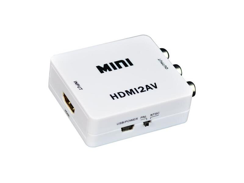 Konvertor HDMI2AV, HDMI/AV - analógové kompozitné video + audio Konvertor HDMI2AV, HDMI/AV - analógové kompozitné video + audio