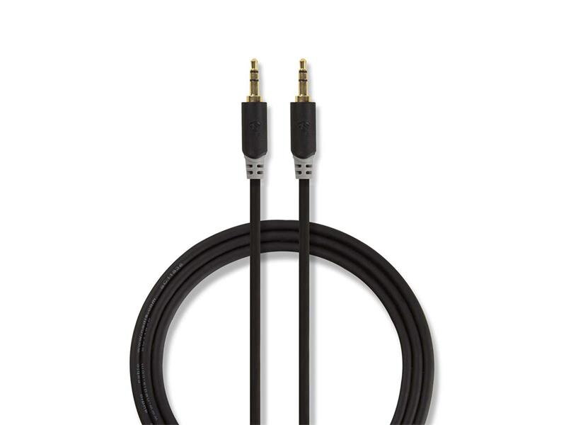 Kabel 1x JACK 3.5 mm konektor - 1x JACK 3.5 mm konektor 1m NEDIS Kabel 1x JACK 3.5 mm konektor - 1x JACK 3.5 mm konektor 1m NEDIS