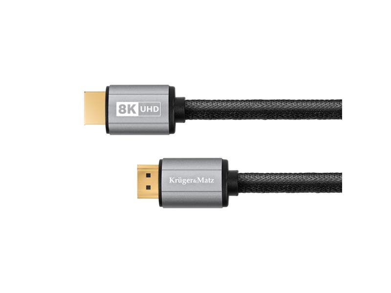 Kábel KRUGER & MATZ KM1264 HDMI 8K 0,9m Kábel KRUGER & MATZ KM1264 HDMI 8K 0,9m