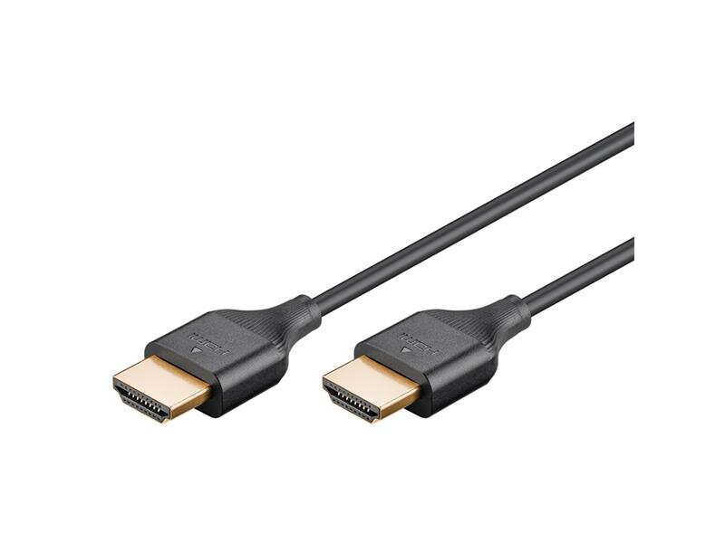 Kábel GOOBAY 75293 HDMI Slim High Speed s Ethernetom 2.0 4K 1m Kábel GOOBAY 75293 HDMI Slim High Speed s Ethernetom 2.0 4K 1m
