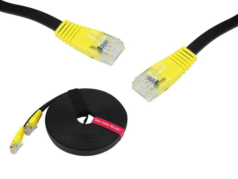 Kábel UTP RJ45/RJ45 Cat5e 10m LTC LXIT10 ultra tenký Kábel UTP RJ45/RJ45 Cat5e 10m LTC LXIT10 ultra tenký