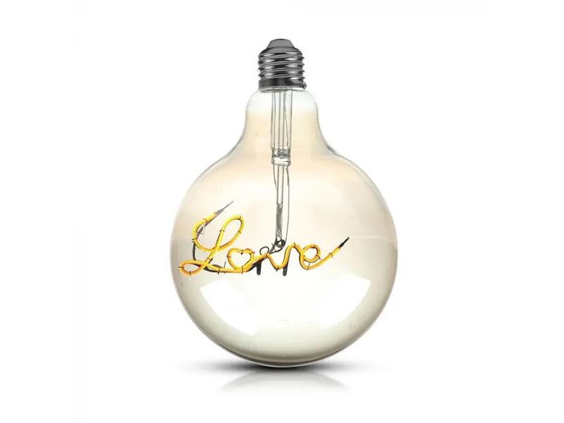 Žiarovka Filament LED E27 5W G125 biela teplá V-TAC VT-2205 Smoky Glass Žiarovka Filament LED E27 5W G125 biela teplá V-TAC VT-2205 Smoky Glass