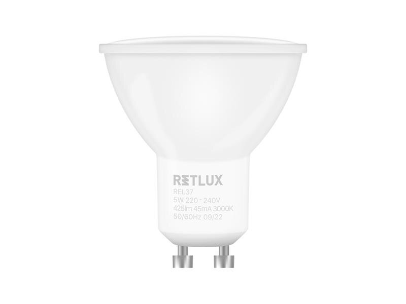 Žiarovka LED GU10 5W biela teplá RETLUX REL 37 4ks Žiarovka LED GU10 5W biela teplá RETLUX REL 37 4ks