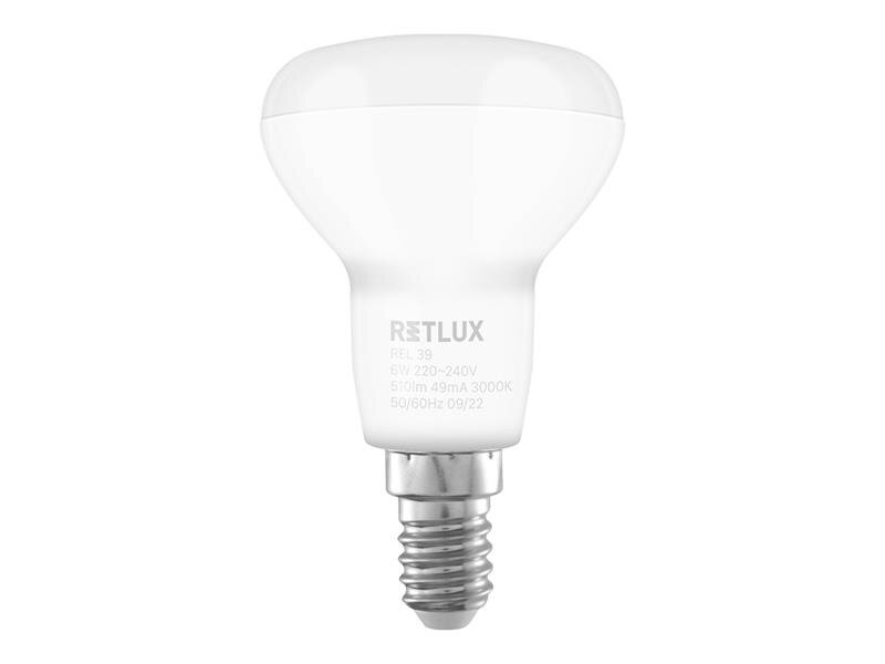 Žiarovka LED E14 6W R50 biela teplá RETLUX REL 39 4ks Žiarovka LED E14 6W R50 biela teplá RETLUX REL 39 4ks