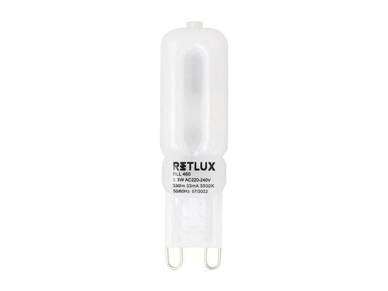 Žiarovka LED G9 3,3W biela teplá RETLUX RLL 460 Žiarovka LED G9 3,3W biela teplá RETLUX RLL 460
