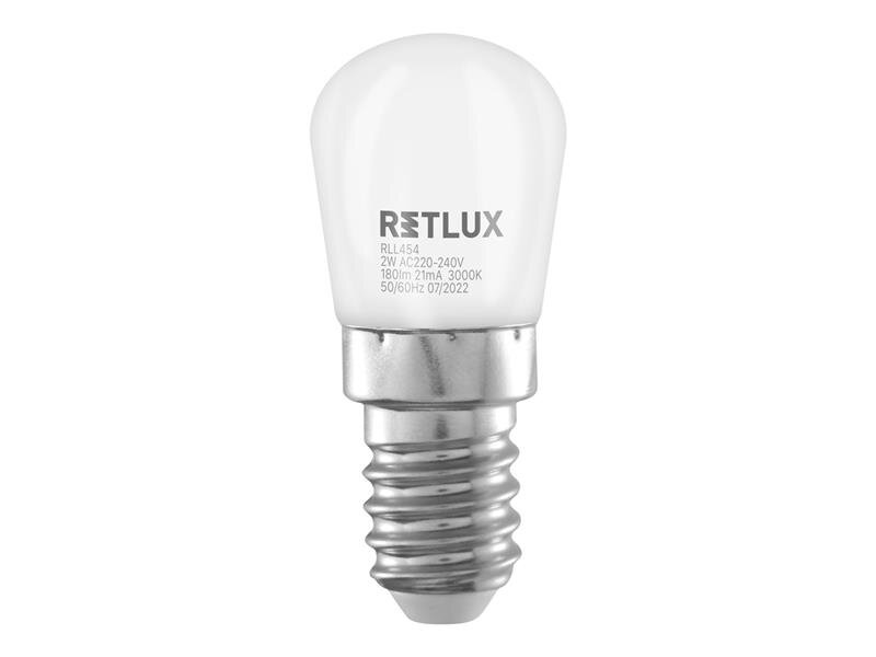 Žiarovka LED E14 2W T26 biela teplá RETLUX RLL 454 Žiarovka LED E14 2W T26 biela teplá RETLUX RLL 454