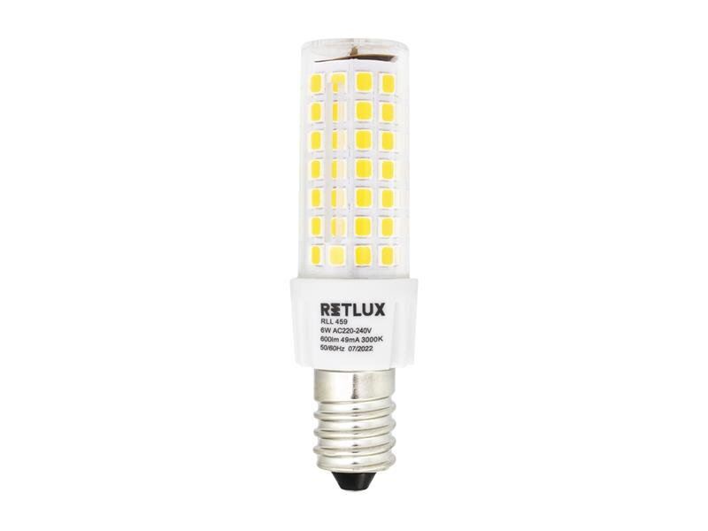 Žiarovka LED E14 6W biela teplá RETLUX RLL 459 Žiarovka LED E14 6W biela teplá RETLUX RLL 459