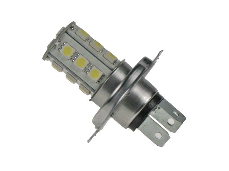 LED žárovka 12V, H4, 18LED/3SMD