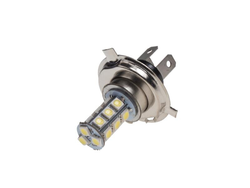 LED žárovka 12V, H4, 18LED/3SMD