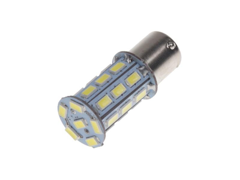 LED žárovka 12V s paticí BAU15s bílá, 27LED/3SMD 95123 LED žárovka 12V s paticí BAU15s bílá, 27LED/3SMD 95123