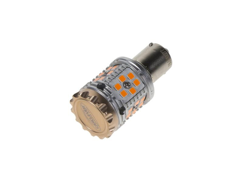 LED autožiarovka BA15s oranžová, CAN-BUS, 12-24V, 30LED / 3030SMD LED autožiarovka BA15s oranžová, CAN-BUS, 12-24V, 30LED / 3030SMD