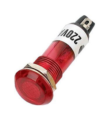 Kontrolka 230V s doutnavkou, červená do otvoru 10mm Kontrolka 230V s doutnavkou, červená do otvoru 10mm