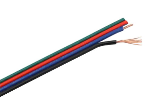 RGB kabel pro LED pásky, 4 x 0,3 mm2