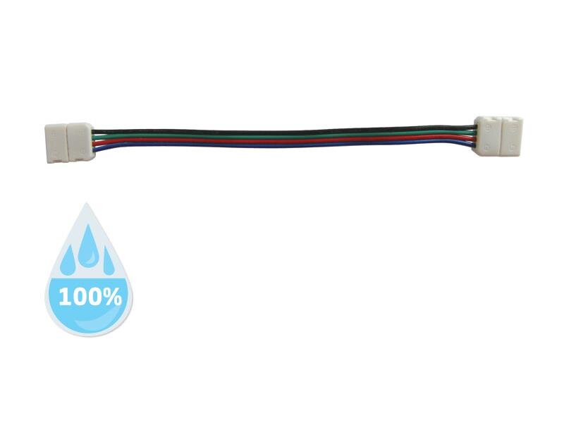 Spojka nepájivá pro RGB LED pásky 5050 30,60LED/m o šířce 10mm s vodičem, voděodolný IP68