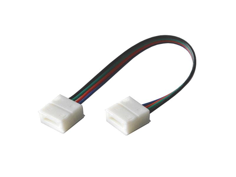 Spojka nepájivá pre RGB LED pásiky 5050 30,60LED/m o šírke 10mm s vodičom, IP65 Spojka nepájivá pre RGB LED pásiky 5050 30,60LED/m o šírke 10mm s vodičom, IP65