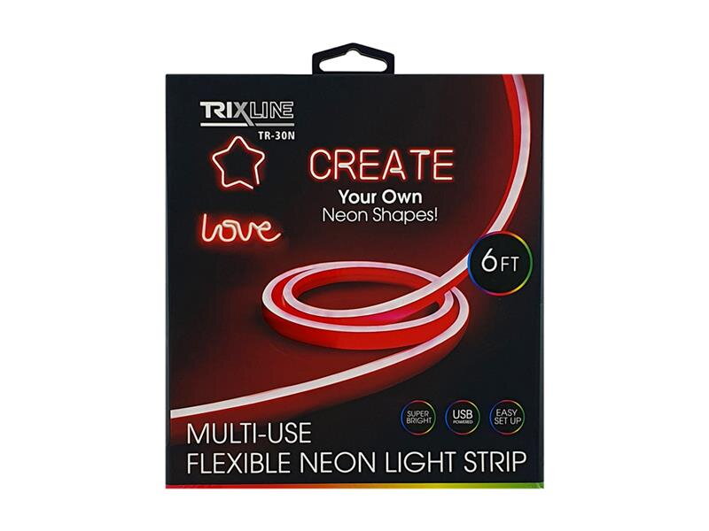 LED pásik USB TRIXLINE TR-30N 1,8m červený neónový LED pásik USB TRIXLINE TR-30N 1,8m červený neónový