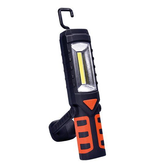 Svítilna LED SOLIGHT pracovní, 3W COB, 250 + 40lm, Li-Ion, USB, černooranžová, WM16 Svítilna LED SOLIGHT pracovní, 3W COB, 250 + 40lm, Li-Ion, USB, černooranžová, WM16