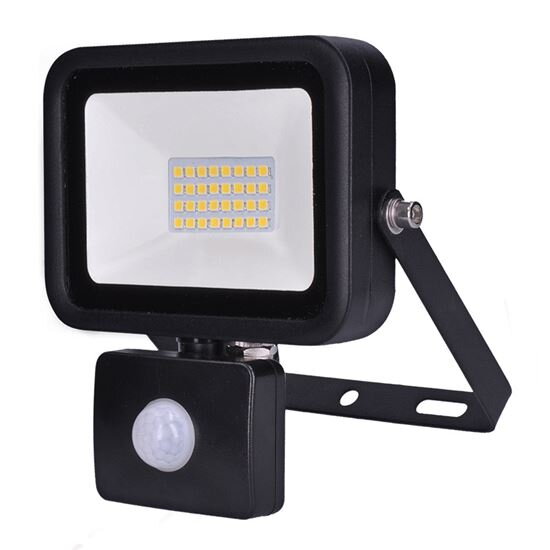 LED reflektor SOLIGHT PRO se senzorem, 30W, 2550lm, 5000K, IP44, WM-30WS-L LED reflektor SOLIGHT PRO se senzorem, 30W, 2550lm, 5000K, IP44, WM-30WS-L