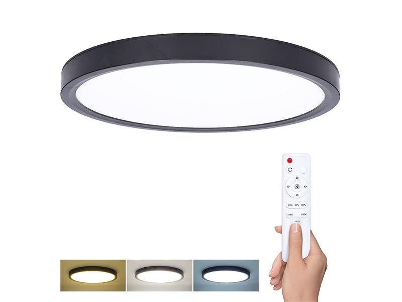 Svietidlo stropné SOLIGHT WO8018 Estela Black 36W Svietidlo stropné SOLIGHT WO8018 Estela Black 36W