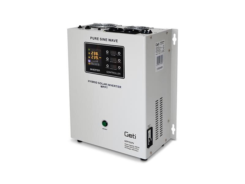 Zdroj záložný GETI GEP701PV sinus 700W nástenný Zdroj záložný GETI GEP701PV sinus 700W nástenný