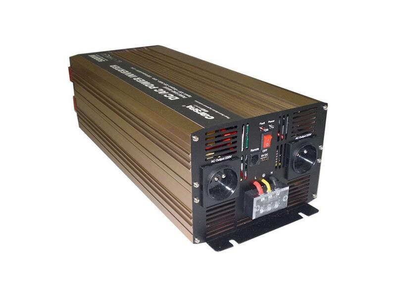 Menič napätia CARSPA P5000 24V/230V 5000W čistá sínusovka Menič napätia CARSPA P5000 24V/230V 5000W čistá sínusovka