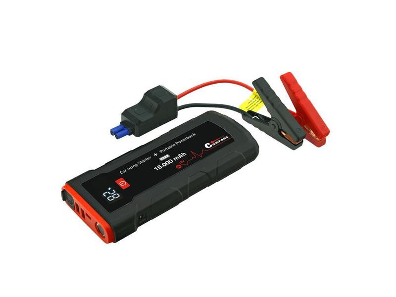 Powerbanka s Jump Starter COMPASS 16.000mAh 2000A Powerbanka s Jump Starter COMPASS 16.000mAh 2000A