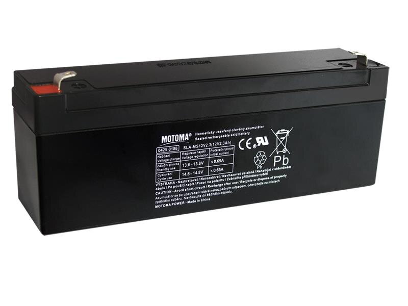 Baterie olověná 12V/ 2,3Ah MOTOMA bezúdržbový akumulátor Baterie olověná 12V/ 2,3Ah MOTOMA bezúdržbový akumulátor