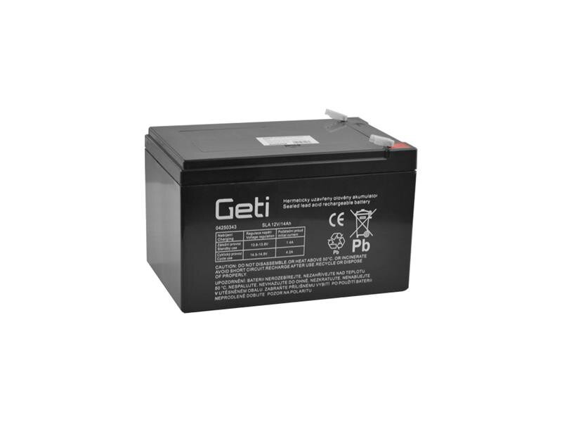 Batérie olovená 12V 14Ah GETI Batérie olovená 12V 14Ah GETI