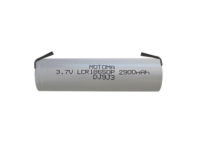 Nabíjacie batérie Li-Ion 18650 3,7V / 2900mAh 3C MOTOMA s pásikovými vývodmi