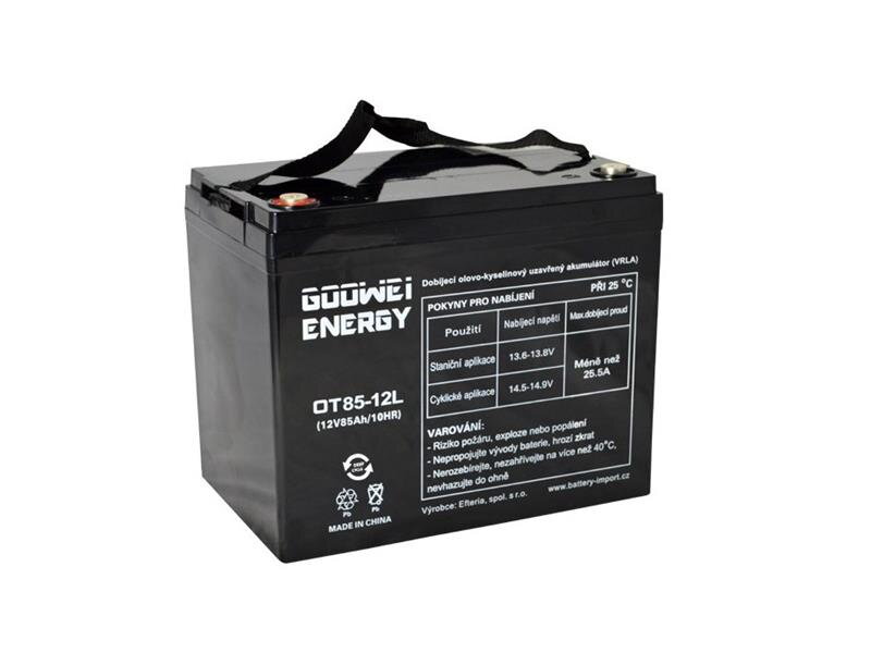 Trakčný olovený akumulátor 12V 85Ah GOOWEI ENERGY OTL85-12 DEEP CYCLE Trakčný olovený akumulátor 12V 85Ah GOOWEI ENERGY OTL85-12 DEEP CYCLE