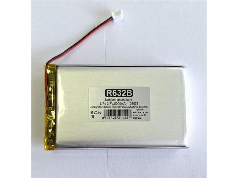 Nabíjacie batérie LiPo 3,7V/5000mAh 105075 HADEX